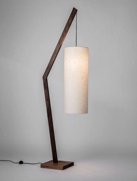 Allied Maker, Bright Floor Lamp, Wood Floor Lamp, Carpet Installation, Cool Lamps, Floor Lamp Design, Wood Lamps, Unique Lamps, Modern Lamp