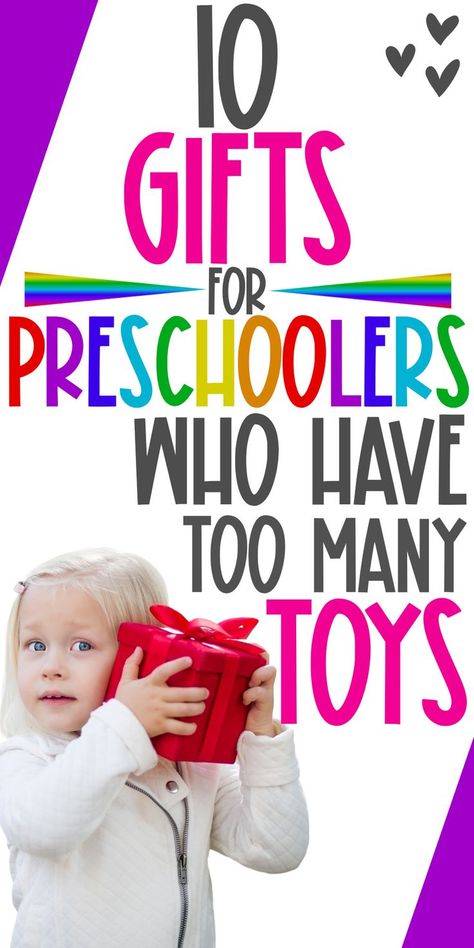 The Best Gifts for Preschoolers That AREN'T Toys Learning Toys For Preschoolers, Prek Gifts For Kids, Best Toys For Preschoolers, Best Preschool Toys, Gifts For Four Year Old Girl, Christmas Toddler Gifts, Gift Ideas For Preschool Students, Birthday Gifts For 3 Year Girl, Toddler Birthday Gift Ideas