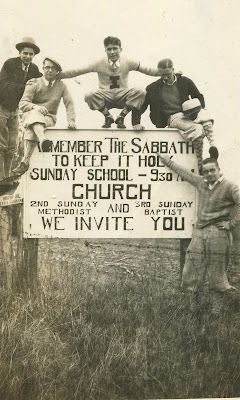 old time religion by Jim Linderman: old time religion Remembering the sabbath vernacular photo Old Time Religion, American Folk Art, The Guys, Prayer Request, A Sign, Sunday School, Visual Artist, Rock And Roll, E-book