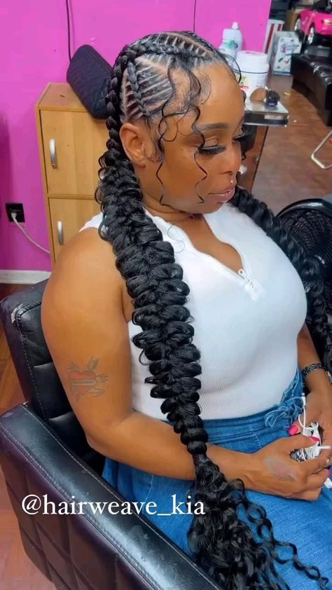 Butterfly Stitch, Short Box Braids Hairstyles, Braided Hairstyles For Black Women Cornrows, Feed In Braids Hairstyles, Box Braids Hairstyles For Black Women, Braids Hairstyles Pictures, Braided Cornrow Hairstyles, Stitch Braids, Cute Box Braids Hairstyles