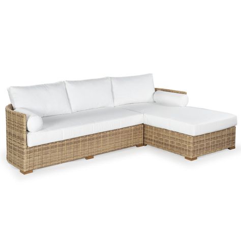 Ebern Designs Yawkey 99.7'' Outdoor Patio Sectional Set - Wayfair Canada Patio Terrace, Patio Ottoman, Patio Bar Stools, Patio Rocking Chairs, Patio Sectional, Sunbrella Cushions, Patio Dining Chairs, Gathering Space, Outdoor Chaise