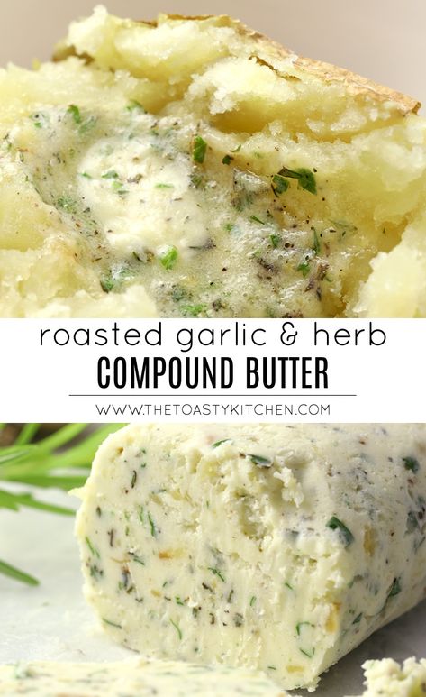 Kimmys Creations, Garlic Compound Butter, Herb Compound Butter, Food Substitutes, Butter Recipes Homemade, Flavored Butter Recipes, Herb Butter Recipe, Butter Homemade, Compound Butter Recipe