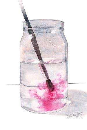 Patreon Index — Louise De Masi Watercolour Artist Watercolor Techniques Tutorial, Seahorse Art, Sketch Note, Pen And Wash, Flowers In Jars, Diy Watercolor Painting, Painted Jars, Painting Art Lesson, 수채화 그림