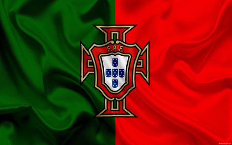 Portugal Logo Football, Portugal Logo Wallpaper, Portugal Football Team Logo, Logo Portugal, Portugal Football Team, Portugal Team, Portugal National Football Team, Cr7 Portugal, Cristiano Ronaldo Hd Wallpapers