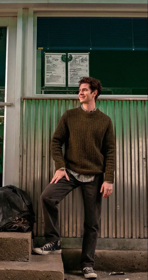 Remus Lupin Outfit, Peter Parker Andrew Garfield, Jonathan Larson, Tick Tick Boom, Andrew Garfield Spiderman, Garfield Spiderman, Bug Boy, All The Young Dudes, Remus Lupin