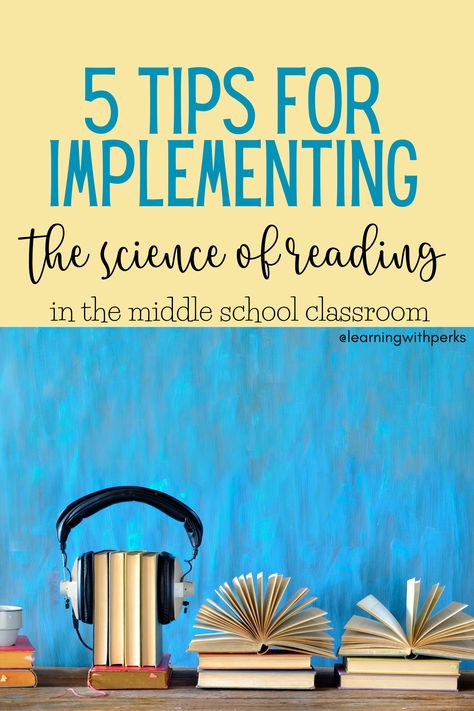 Science Of Reading High School, Literacy Intervention Middle School, Science Of Reading Middle School, Reading Projects Middle School, Science Of Teaching Reading Exam, Middle School Literacy Centers, Science Of Reading Fifth Grade, Middle School Literacy Night, Science Of Reading 5th Grade