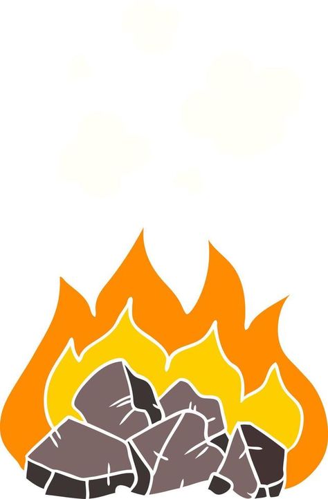 flat color style cartoon hot coals Hot Coals, Vector Shapes, Flat Color, Color Style, Vector Free, Royalty Free, Clip Art, Quick Saves, Color