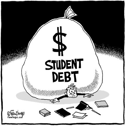 You should absolutely go to college, rack up 70k in debt, to come out managing a bagel shop. Your debt  keeps the economy spinning. Student Rewards, Paying Off Student Loans, Checking Account, Student Loan Debt, Student Debt, Money Money Money, College Hacks, Rewards Program, Get Out Of Debt