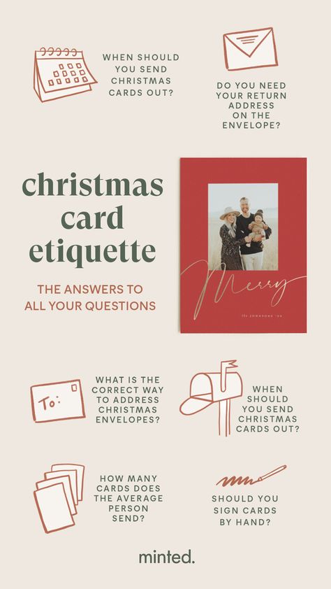 Ways To Address Christmas Cards, Christmas Card Signature Ideas, Sending Christmas Cards, Christmas Card Inserts Ideas, How To Address Christmas Cards, Holiday Card Messages, 2024 Christmas Card Trends, What To Write In Holiday Cards, Christmas Card Inside