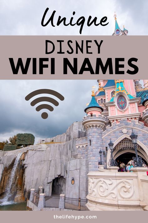 If you are a Disney lover, you'll like these unique and funny Disney WiFi names you can use for your router! Funny Wifi Names And Passwords, Fun Wifi Names, Wifi Name Ideas Aesthetic, Wifi Names Creative, Cute Email Names, Wifi Name Ideas, Clever Wifi Names, Funny Wifi Names, Guest Wifi