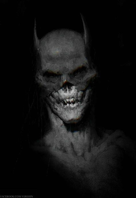 Creepy Batman. Zombie Superheroes, Demon Batman, Nightmare Batman, Zombie Batman, Batman Fan Art, I'm Batman, Batman Artwork, Batman Wallpaper, Arte Dc Comics