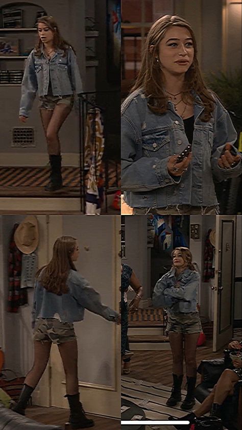 Movies Outfits Casual, 90s Movie Fashion Outfits, 1997 Outfit Ideas, Cute Outfits For Movies, 90s Celebs Outfits, 90s Tv Outfits, Kelly Bishop 70s, Outfits Inspired By 80s Movies, Cropped Cami Outfit