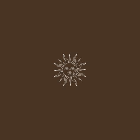 #sunandmoon #sun #moon #wallpaper #brown Sun And Moon App Icons, Sun Icons Aesthetic, Sun Icon Aesthetic, Sun Moon Wallpaper, Moon And Sun Asthetics, Sun And Moon Dark Aesthetic, Moon Wallpaper, Green Witch, Sun Moon