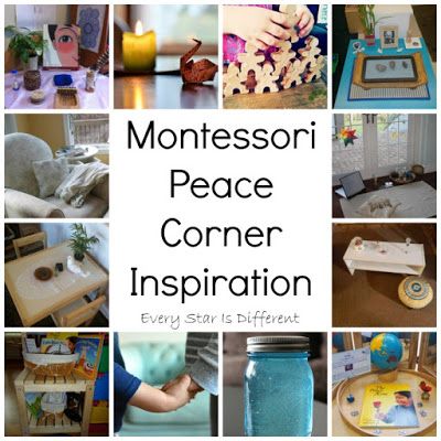 Montessori Peace Corner inspiration for home and school.