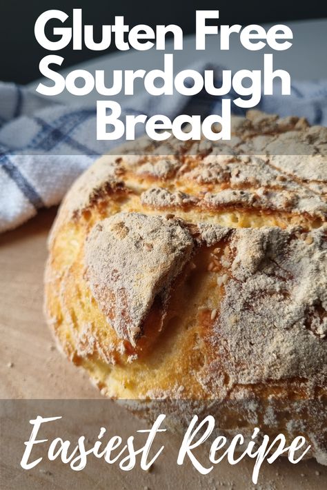 Gluten Free Sourdough Bread upclose Gluten Free Sourdough Bread Recipe, Gluten Free Artisan Bread, Gluten Free Sourdough Bread, Homemade Gluten Free Bread, Sourdough Recipe, Pan Sin Gluten, Gluten Free Sourdough, Gluten Free Recipes Bread, Homemade Gluten Free