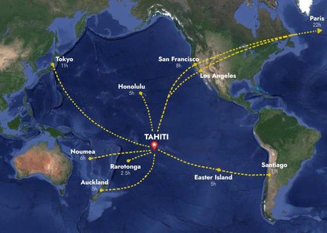 French Polynesia Map, Tuamotu Islands, French Polynesian Islands, Air Tahiti, Tahiti Nui, Tahiti French Polynesia, Marquesas Islands, Fly Air, Cruise Planning