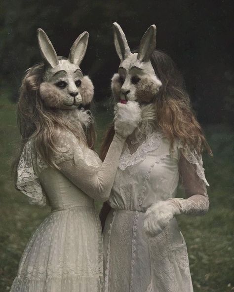 Rabbits, Surrealism, Daenerys Targaryen, Mona Awad, House Of Balloons, Follow The White Rabbit, Surrealism Photography, Twilight Zone, White Rabbit