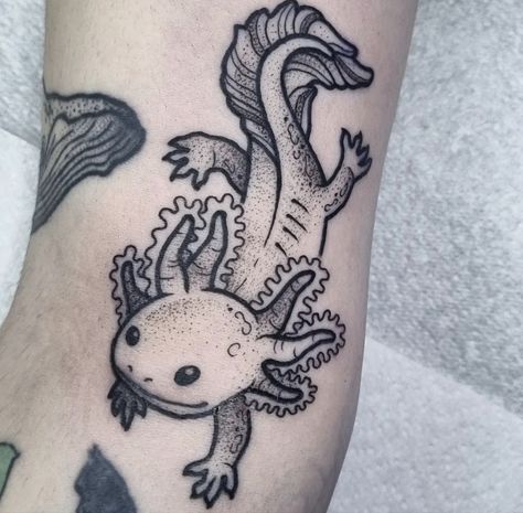 Human Tattoo, Axolotl Tattoo, Hannah Tattoo, Ferret Tattoo, Arte Hippy, Bold Illustration, Science Tattoos, Optical Illusion Tattoos, Illusion Tattoos