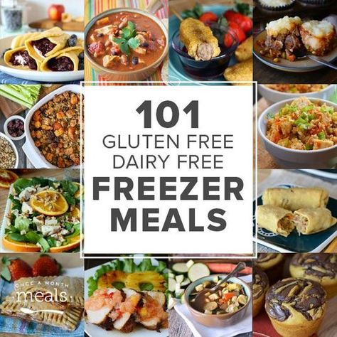 Dairy Free Freezer Meals, Gfdf Recipes, Gluten Free Freezer Meals, Freeze Meals, Df Recipes, Dairy Free Dinner, Lactose Free Diet, Freezer Meal Prep, Diner Recept