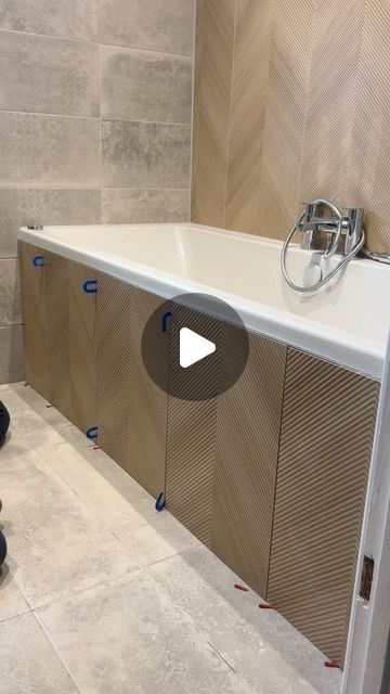 Jack The Tiler 🇬🇧 Jack H Tiling on Instagram: "How To Tile A Bath Panel

Do you prefer tiled or standard bath panels?

#how #howto #tile #bathroom #renovation #homeimprovement #diy #doityourself #build #tips" Tiles Bath Panel, Bathroom Tile Panels, Tiled Bath Panel Ideas, Diy Bath Panel, Bath Panel Ideas, Bath Panel Ideas Diy, Tiled Bath Panel, Tiled Bathtub, Tiled Bath