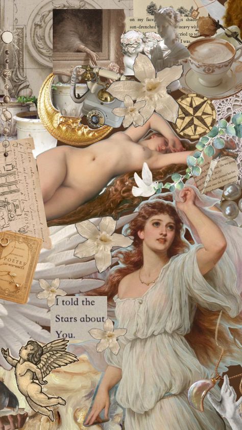 Aphrodite Desktop Wallpaper, Birth Of Venus Theme Party, Aphrodite Collage, Aphrodite Energy, Enchantress Aesthetic, Capricorn Szn, Lady Aphrodite, Perfume Company, Ancient Roman Art