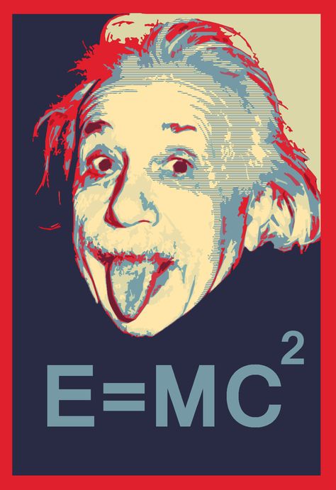 poster hope ilustracion einstein e = mc 2 Einstein Poster, E Mc2, Albert Einstein, Thought Provoking, Einstein, Science Fiction, Slides, Sci Fi, Bar