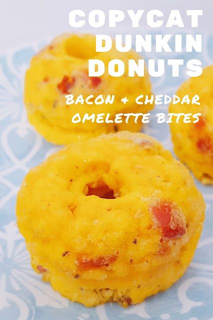 Copycat Dunkin Donuts Bacon and Cheddar Omelette Bites #mealplanning #copycat Dunkin Donuts Copycat Donut Recipes, Bacon And Cheddar Egg Bites, Omelette Bites Mini Omelets, Copycat Dunkin Donuts Egg Bites, Dunkin Donuts Egg Bites Recipe, Dunkin Egg Bites, Dunkin Donuts Copycat Recipes, Omelette Bites Recipe, Mini Omlette Bites