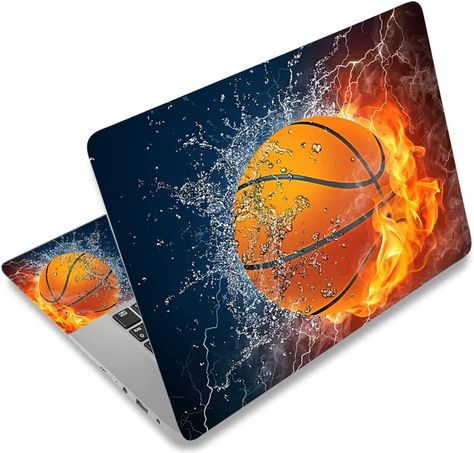 Aesthetic Basketball Skin Sticker Laptop 100% Brand New and High Quality. High Resolution Printing. Flexible Film Helps Protect the Laptop Surface From Scratches & Smudges. Laptop Skin Sticker Decal Fits up to 12.1"-15.6" laptops; Applied and Removed Easily without any Tesidue. Material:PVC_Removable Layer & Paper layer. Easy to Remove and Reuse . Dimension :About 38.0cm(15.0 inch) x 27.0cm( 10.6 inch);Compatible with :Most 12" ~ 15.6" wide Screen Notebook. Back Cover Stickers, Basketball Laptop Wallpaper Hd, Laptop Cover Art, Laptop Covers For Hp, Laptop Skin Cover Aesthetic, Aesthetic Basketball, Laptop Skin Cover, Butterfly Decal, Laptop Cover