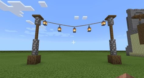 Things To Do In Minecraft, Minecraft Lantern, Minecraft Lamp, How To Make A Lantern, Make A Lantern, Dream Minecraft, Growing Crops, Minecraft Banner Designs, Bangunan Minecraft