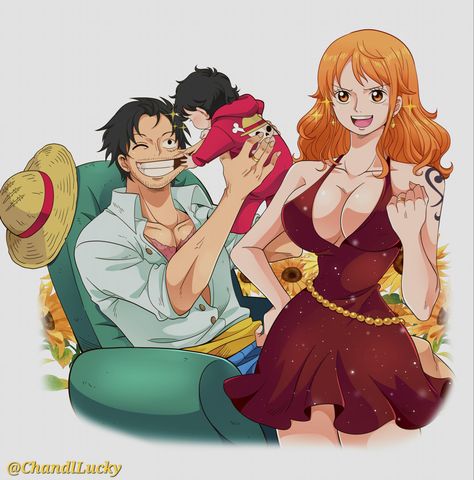 5k Instagram Followers, One Piece Crossover, Luffy Nami, One Piece Series, One Piece Cartoon, Luffy X Nami, One Piece Crew, One Piece Ship, One Piece Nami