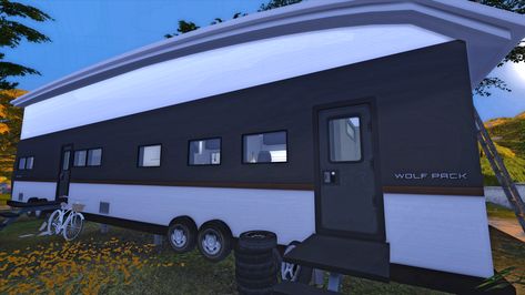 Sims 4 Rv House, Sierra The Simmer Builds, Sims 4 Rv Cc, Sims 4 Rv, Sims4 Accessories, Sims 4 Custom Content Patreon, Cc Folder, Cc Furniture, Rv Homes