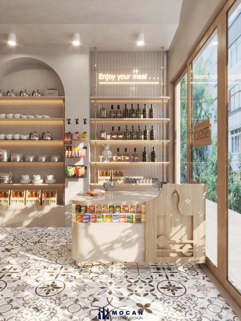 Vitamin Store Design, Health Store Interior, Kitchen Retail Store Design, Luxury Convenience Store, Cool Convenience Store, Organic Store Interior, Modern Convenience Store Design, Food Store Design Interior, Convience Store Design