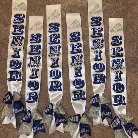 Senior Sashes - Etsy Cheer Sash, Senior Cheerleader, Senior Sash, Sr 25, Cheerleading Gifts, Cheer Gifts, Glitter Letters, Senior Night, Color Guard