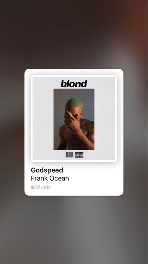 Frank Ocean Apple Music, Godspeed Wallpaper, Godspeed Frank Ocean, Frank Ocean Spotify, Frank Ocean Music, Apple Music Aesthetic, Bunny Emoji, Song Cards, Mood Words