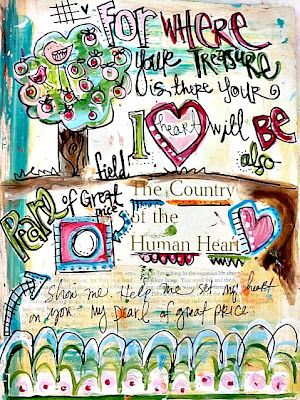 Faith art journaling