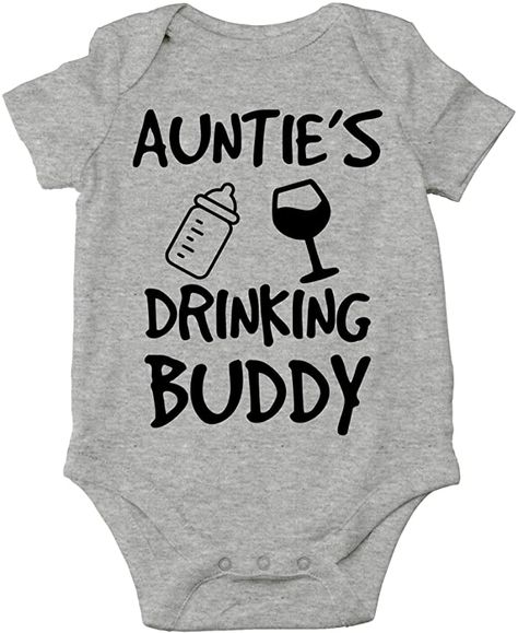 Auntie Baby Clothes, Aunt Baby Clothes, Aunt Onesie, Auntie Baby, Baby Aunt, Fun Baby Announcement, Baby Shower Crafts, Great Aunt