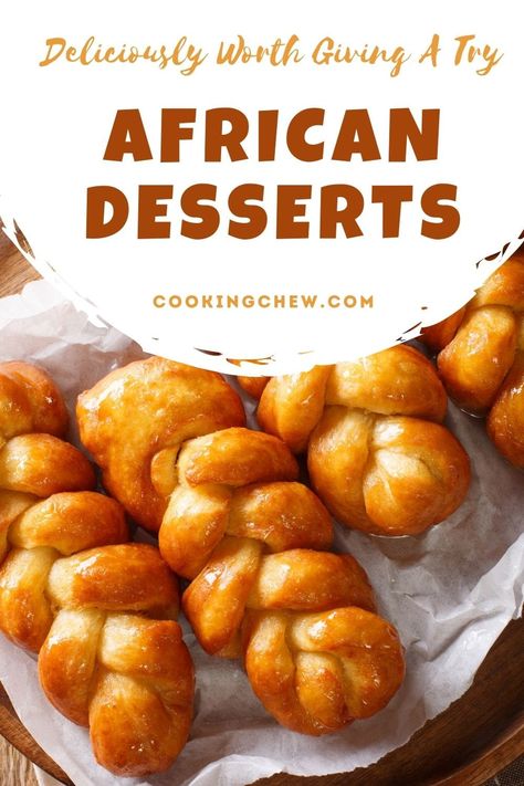 West African Dessert Recipes, Traditional African Desserts, Congolese Dessert, Vegan African Dessert, African Sweets Desserts, West African Desserts, South African Finger Food, African Food For Kids, African Desserts Easy