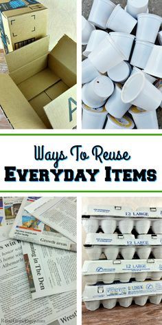 Diy Decor With Things You Already Have, Recycled House Ideas, Things To Do With Recycled Things, Recycled Clothes Crafts, Cardboard Tape Roll Crafts, Recycled Organization Diy, Upcycle Trash Diy Ideas, Ways To Reuse Everyday Items, Recycle Ideas For Home