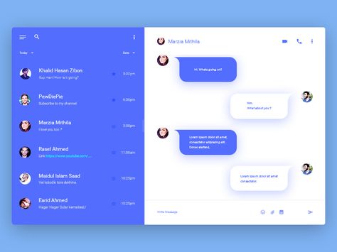 Chat Module Rebound - via @designhuntapp Chat Interface Design, Chat Website Design, Chat Web Design, Chat Ui Design, Chat Website, Web Components, Chatbot Design, Chat Design, Online Chatting