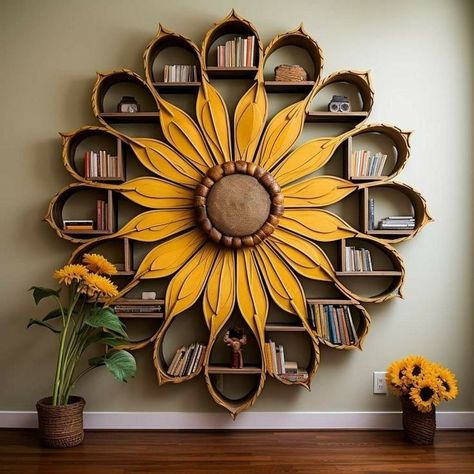 Interior Design Your Home, Bookcase Decor, Home Library Design, Diy Outdoor Decor, Art Decor Diy, Craft Room Decor, Cozy Room Decor, Book Case, Design Your Home