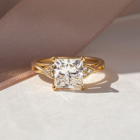 A Vintage style with a Celtic influence The FËA Vintage Celtic Style Princess cut 2.70ct Recycled 18k Gold Made to order 6-8 weeks Band sold separately Handmade in London #vintagerings #vintageengagementring #vintagestyle #vintagestylering #vintagejewellery #vintagejewelry #uniquerings #princesscutring #princesscut #engaged #engagementring Square Vintage Engagement Rings, Princess Cut Diamond Ring Gold, Princess Cut Stacked Wedding Ring, Princess Cut Engagement Ring Gold, Unique Princess Cut Engagement Rings, Gold Square Engagement Ring, Princess Engagement Rings, Gold Princess Cut Engagement Ring, Princess Cut Wedding Band