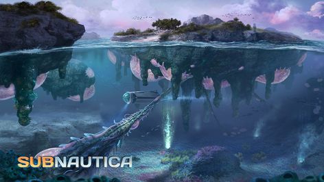 Concept Art | Subnautica Wiki | FANDOM powered by Wikia Subnautica Game, Subnautica Creatures, Subnautica Concept Art, Game Wallpaper, Underwater City, Underwater Scene, Deep Sea Creatures, 3d Landscape, Landscape Concept