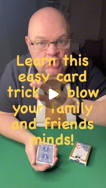 Jason Simons | Event Magician for your events! on Instagram: "Learn this very easy card trick that will blow your family and friends minds! #cardmagician #cardtrick #cardtricktutorial #tutorial #magictrick #magictricktutorial" How To Do Magic Tricks, Card Tricks Step By Step, Simple Card Tricks, Magic Tricks With Cards, Card Tricks For Kids, Easy Magic Card Tricks, Welsh Magic, Card Tricks For Beginners, Magic Tricks For Beginners