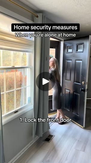 7.1K views · 112 reactions | Home security measure if you are a woman and alone at home🔐 #homesafe #homesafety #homesafetytips | Housing Tips | Housing Tips · Original audio Hidden Decor, Home Security Ideas, Home Safety Tips, Alone At Home, Home Security Tips, Home Safes, Safety First, Home Safety, Home Repairs