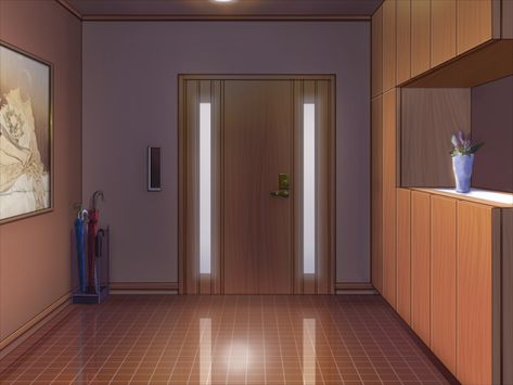 Anime Landscape: Anime Door Background Anime Door Opening, Gacha Club House Background, House In Anime, Anime Background For Editing, Apartment Background Anime, Gacha Front Door Background, Gacha Doorway Background, Background House Living Rooms, Anime Front Door Background