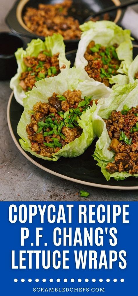 Thai Ground Turkey Lettuce Wraps, Pork Lettuce Wraps Healthy, Teriyaki Turkey Lettuce Wraps, Lettuce Wraps With Ground Chicken, Ground Turkey Lettuce Wraps Easy, Ground Chicken Wrap Recipes, P F Changs Lettuce Wraps Copycat, Pf Change Ground Chicken Lettuce Wraps, Teriyaki Chicken Wraps Recipes