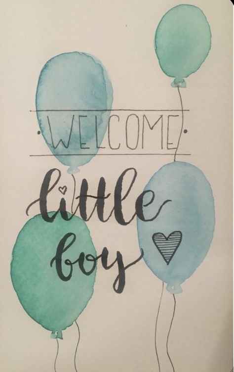 Baby Boy Congratulations, Baby Boy Cards Handmade, Welcome Baby Boy, Welcome Baby Cards, Baby Cards Handmade, Baby Boy Cards, Calligraphy Cards, Boy Cards, Congratulations Baby