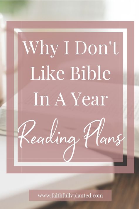 Are you considering starting a Bible in a Year reading plan? Click here to read my experience with them and why I won't be reading my Bible in a year in 2021. #Bible #Scripture #Jesus Bible Study In A Year, 2024 Bible Study Plan, The Bible In A Year Plan, Through The Bible In A Year Plan, How To Read The Bible In A Year, Bible In A Year Plan 2024, 2 Year Bible Reading Plan, Read The Bible In A Year, Bible Reading Plans One Year