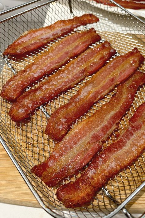 How To Fry Bacon In Air Fryer, Bacon In Ninja Air Fryer, Cooking Bacon In Air Fryer Oven, Can You Cook Bacon In Air Fryer, Bacon In Toaster Oven Air Fryer, Air Dry Bacon, How To Cook Bacon In The Air Fryer, Bacon Air Fryer Time, Cooking Bacon In The Air Fryer