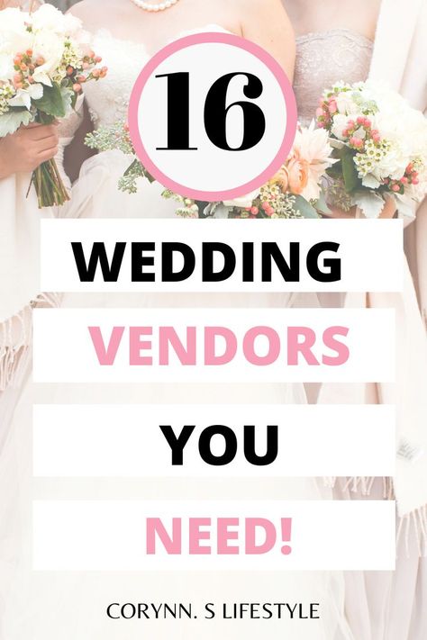 Wedding Checklist Vendors, Vendors List For Wedding, Vendors For Wedding Checklist, How To Tip Wedding Vendors, List Of Vendors For Wedding, Fun Wedding Vendors, Vendor List For Wedding, How To Plan A Wedding Checklist, Wedding Vendor Checklist